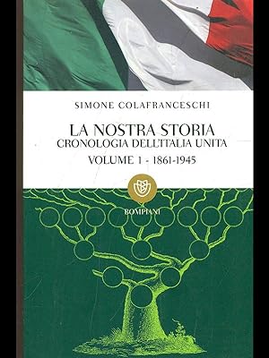Bild des Verkufers fr La nostra storia. cronologia dell'Italia Unita vol. 1 1861-1945 zum Verkauf von Librodifaccia