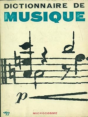 Bild des Verkufers fr Dictionnaire de musique zum Verkauf von Librodifaccia