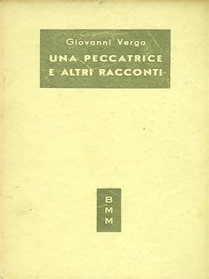 Immagine del venditore per Una peccatrice e altri racconti venduto da Librodifaccia