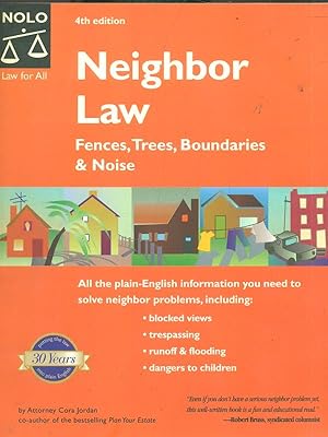 Imagen del vendedor de Neighbor Law a la venta por Librodifaccia