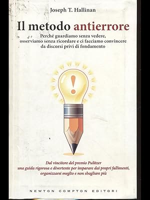 Seller image for Il metodo antierrore for sale by Librodifaccia