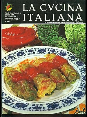 Immagine del venditore per La cucina italiana n.11 novembre 1973 venduto da Librodifaccia