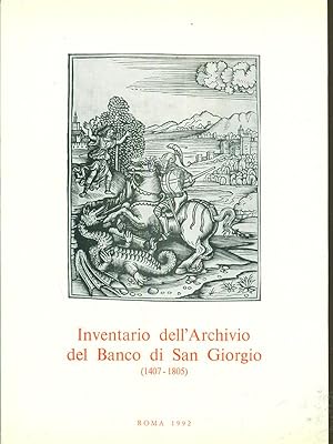 Bild des Verkufers fr Inventario dell'Archivio del Banco di San Giorgio 1407-1805 vol III tomo 5 zum Verkauf von Librodifaccia