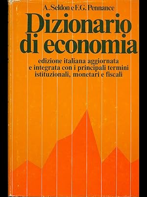 Imagen del vendedor de Dizionario di economia a la venta por Librodifaccia