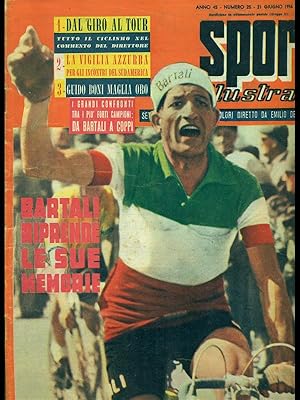 Seller image for Sport Illustrato Anno 45 n.25 21 Giugno 1956 for sale by Librodifaccia