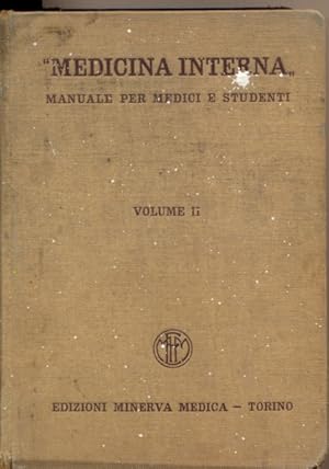 Bild des Verkufers fr Medicina interna - Manuale per medici e studenti Vol II zum Verkauf von Librodifaccia