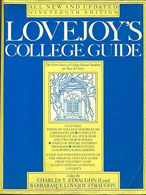 Bild des Verkufers fr Lovejoy's college guide zum Verkauf von Librodifaccia