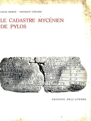 Image du vendeur pour Le Cadastre Mycenien de Pylos mis en vente par Librodifaccia