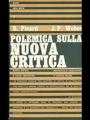 Seller image for Polemica sulla nuova critica for sale by Librodifaccia