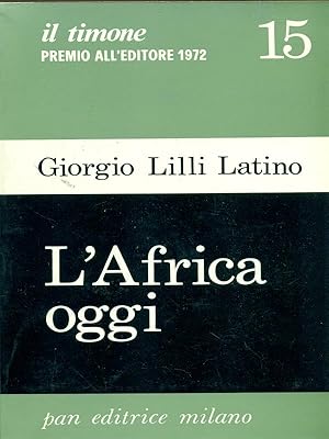 Imagen del vendedor de L'africa oggi a la venta por Librodifaccia