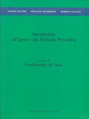 Bild des Verkufers fr Introduzione all'igiene e alla medicina preventiva zum Verkauf von Librodifaccia