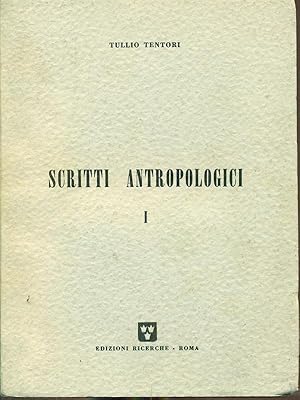 Bild des Verkufers fr Scritti antropologici I zum Verkauf von Librodifaccia