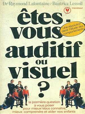 Seller image for Etes-vous auditif ou visuel? for sale by Librodifaccia