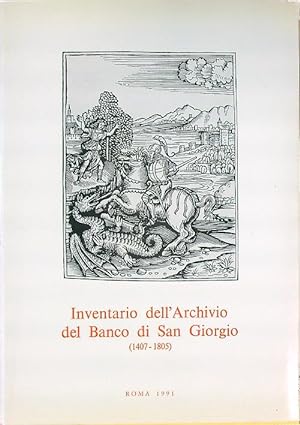 Bild des Verkufers fr Inventario dell'Archivio del Banco di San Giorgio (1407-1805) Vol III, Tomo 4 zum Verkauf von Librodifaccia