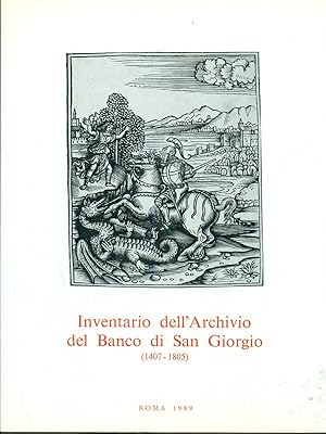 Bild des Verkufers fr Inventario dell'Archivio del Banco di San Giorgio 1407-1805 vol IV tomo 2 zum Verkauf von Librodifaccia