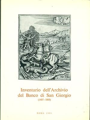Bild des Verkufers fr Inventario dell'Archivio del Banco di San Giorgio 1407-1805 vol III tomo 6 zum Verkauf von Librodifaccia