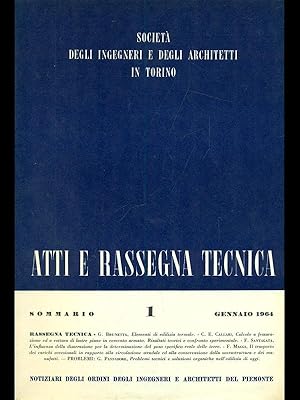 Atti e rassegna tecnica n. 1/gennaio 1964