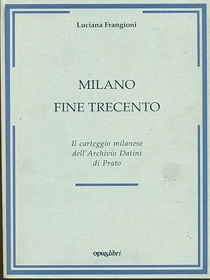 Bild des Verkufers fr Milano fine trecento tomo II - Documenti zum Verkauf von Librodifaccia