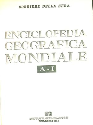 Enciclopedia geografica mondiale A-I