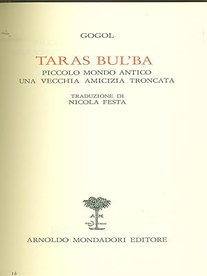 Bild des Verkufers fr Tartas bul'ba zum Verkauf von Librodifaccia