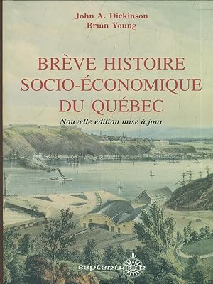 Bild des Verkufers fr Breve histoire socio-economique du Quebec zum Verkauf von Librodifaccia