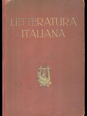 Bild des Verkufers fr Storia della letteratura italiana - 4 volumi zum Verkauf von Librodifaccia