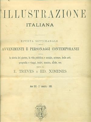 Imagen del vendedor de L'illustazione Italiana anno XXII - 2 semestre - 1895 a la venta por Librodifaccia