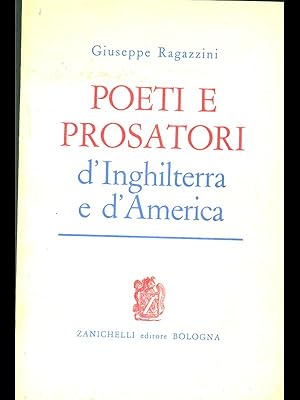 Immagine del venditore per Poeti e prosatori d'Inghilterra e d'America venduto da Librodifaccia