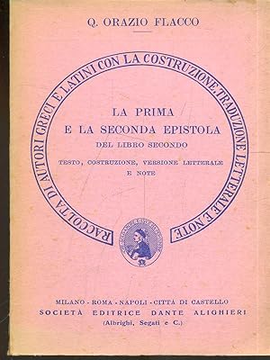 Imagen del vendedor de La prima e la seconda epistola del libro secondo a la venta por Librodifaccia