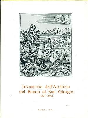 Bild des Verkufers fr Inventario dell'Archivio del Banco di San Giorgio (1407-1805) vol.4 tomo 5 zum Verkauf von Librodifaccia