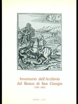 Bild des Verkufers fr Inventario dell'Archivio del Banco si San Giorgio (1407-1805) vol.3 tomo 2 zum Verkauf von Librodifaccia