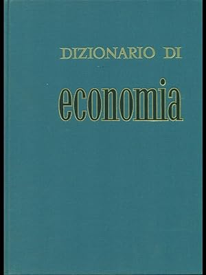 Immagine del venditore per Dizionario di economia venduto da Librodifaccia