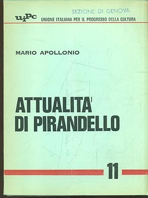 Immagine del venditore per Attualita' di Pirandello venduto da Librodifaccia