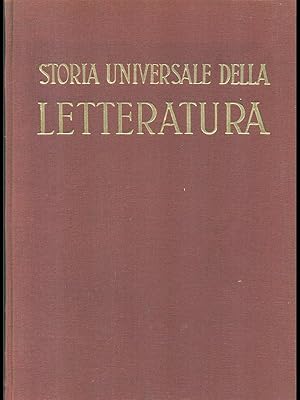 Imagen del vendedor de Storia universale della letteratura III a la venta por Librodifaccia