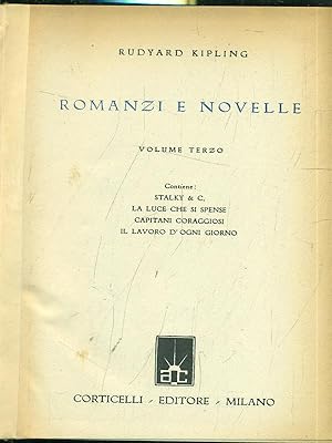 Romanzi e novelle vol. 3