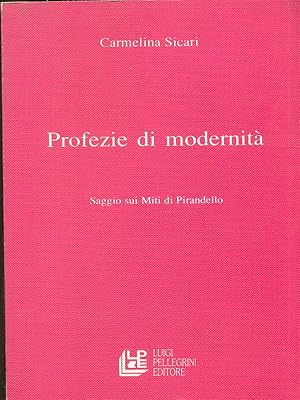 Bild des Verkufers fr Profezie di modernita' zum Verkauf von Librodifaccia