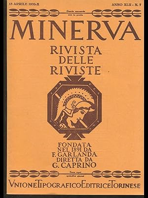 Minerva. Rivista delle riviste n. 7/15 aprile 1932