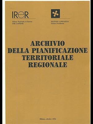 Archivio della pianificazione territoriale regionale