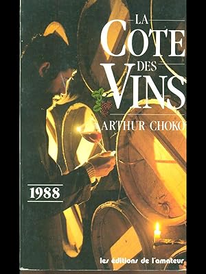 Immagine del venditore per La Cote des vins 1988 venduto da Librodifaccia