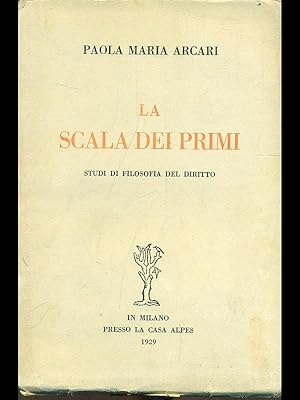 Bild des Verkufers fr La scala dei primi zum Verkauf von Librodifaccia