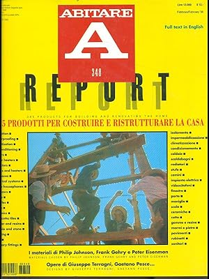 Bild des Verkufers fr Abitare n. 348/febbraio 1996 zum Verkauf von Librodifaccia