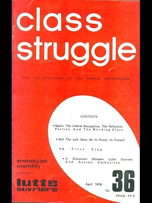 Class struggle n 36 april 1976