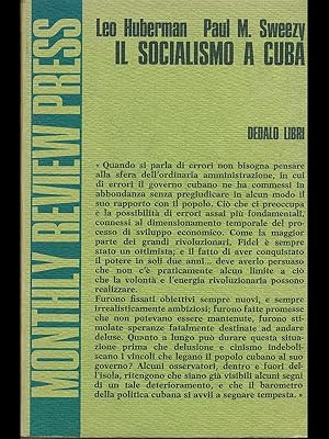 Il socialismo a Cuba