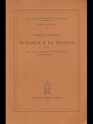 Bild des Verkufers fr Petrarca e la Polonia zum Verkauf von Librodifaccia
