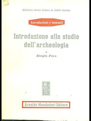 Introduzione allo studio dell'archeologia