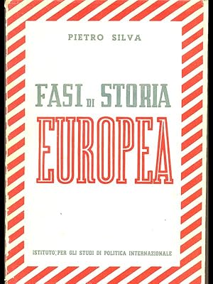 Bild des Verkufers fr Fasi di storia europea zum Verkauf von Librodifaccia