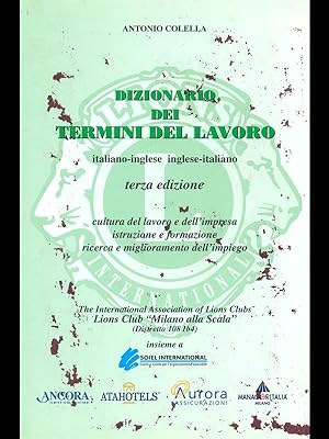 Seller image for Dizionario dei termini del lavoro for sale by Librodifaccia