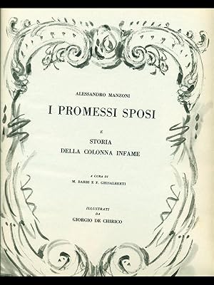 Immagine del venditore per I Promessi Sposi e storia della colonna infame venduto da Librodifaccia