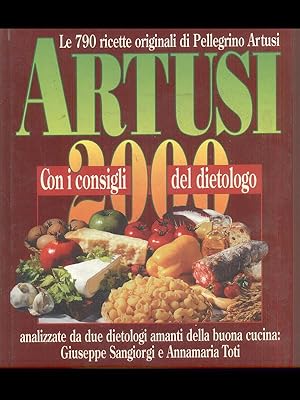 Bild des Verkufers fr ARTUSI 2000-Con i consigli del dietologo zum Verkauf von Librodifaccia