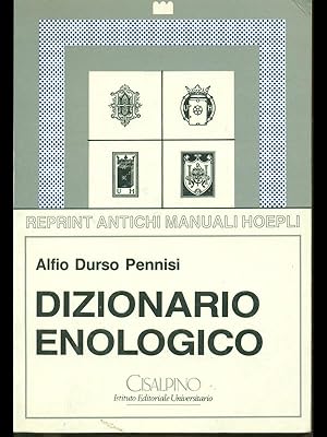 Seller image for Dizionario enologico for sale by Librodifaccia